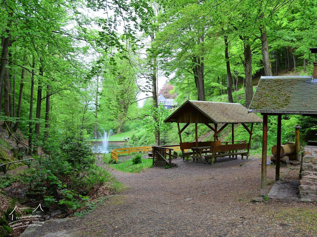Die Triniushütte Thüringens schönste Aussicht Rauenstein Exterior foto